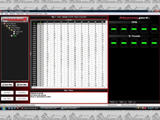 power commander V autotune